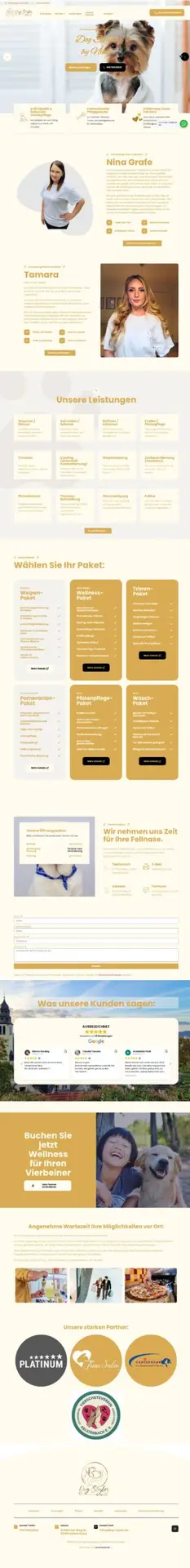 Website-Referenz: Dog Styles by Nina